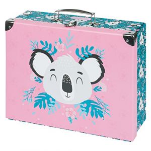 Valise pliable pour enfants - Pour jouets et fournitures scolaires - En carton - Avec poignée en métal (Baby Koala) (PRESCO GROUP A.S., neuf)