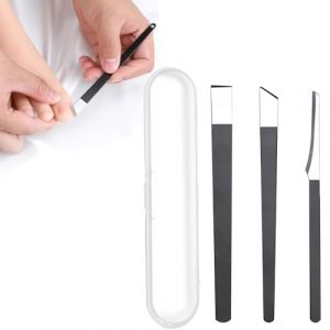 Pédicure Râpe à pied - Lime pour pieds outil de soin Rasoir Lame Râpe Pied pour Callosités dur Coupe cors Peaux dures et Mortes pied nettoyage - Professionnel Couteau de Pédicure Kit pour pieds 3pcs (Clyhon, neuf)