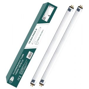 CLAR - Tubes Fluorescents, 8W T5, Ampoule T5, Tube Fluorescent, Mini Ampoule, Fluorescent, 28,8 x 1,6 cm (8 Watts T5, Pack 2) (CLAR ILUMINACIÓN, neuf)