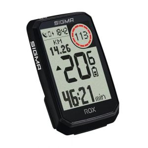 SIGMA ROX 4.0 Endurance Black Sensor Set | Ordinateur de vélo GPS sans Fil INCL. 3 capteurs & OVERCLAMP Butler | 41 h d'autonomie de la Batterie| Compatible avec Les vélos électriques (Wetterladen - Freizeit- und Sportartikel, neuf)