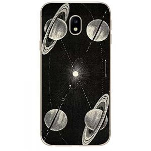 NOVAGO Compatible avec Samsung Galaxy J3 2017 J330 Coque Souple et r&eacute;sistante Anti Choc avec Impression de qualit&eacute;(Espace) (NOVAGO-Vendeur PRO fran&ccedil;ais, neuf)