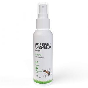 RepellShield Spray Anti Fourmis Maison à la Citronnelle et Géraniol - 100ml - Fragrance d'Agrumes - Répulsif Fourmis Inoffensif aux Huiles Essentielles - Produit Anti Fourmis Intérieur et Extérieur (Vivere GmbH, neuf)