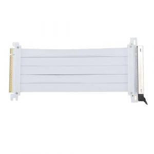 Sonew Câble Riser PCI Express 5.0 X16 avec de Câble Unique, Carte Riser GPU Blanche à Débit de 128 Gbit/s Compatible RTX 4090 (ti) et RX8900 (XT), Flux d'air optimisé, (suntask, neuf)