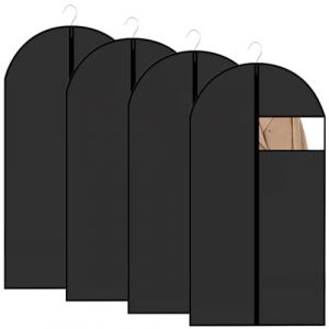 Lot de 3 Housse Costume Homme, Housses V&ecirc;tements &agrave; Suspendre 60x140cm, Housse de Protection pour V&ecirc;tements anti, Poussi&egrave;re Imperm&eacute;ables avec zip, Housse Vetement &agrave; Suspendre pour Rangement (DINODANUBE TRADING, neuf)