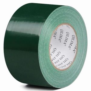 QILIMA Ruban Adhésif Toilé Vert, Heavy Duty Duct Tape 75MM x 55M pour les travaux de réparation, fixation, de scellage, d'étiquetage et de rénovation (QILIMA EU, neuf)