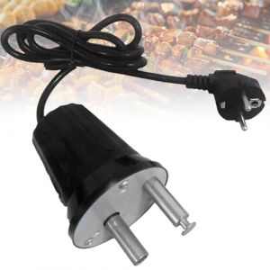 Moteur &eacute;lectrique pour barbecue - ABS CC 220 V-240 V - Moteur rotatif pour barbecue d'ext&eacute;rieur - Accessoire de barbecue - Rotator - Appareil de barbecue &eacute;lectrique - Pour appareils de barbecue de (HSXBTP, neuf)