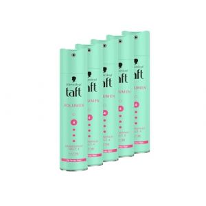 Schwarzkopf Taft Lot de 5 sprays capillaires volume (5 x 250 ml), niveau de tenue 4 pour cheveux fins, formule végétalienne* (ENVOI RAPIDE 24h/48h, neuf)