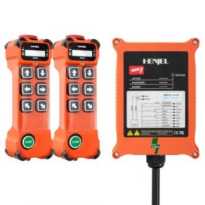 24-264V 24V 36V 220V Télécommande de grue sans fil Transmetteur à 6 boutons Récepteur Télécommande radio industrielle grue de levage pont roulant grue à portique- H106 24-264V 2T 1R (Factory-Direct Company, neuf)