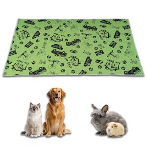 NEO SOLVO Tapis Géant XXL 120 x 160 cm - Absorbant Imperméable Anti Dérapant - pour Chien, Lapin, Cochon d'Inde, Chat - Apprentissage de la Propreté - Cuisine - Devant la Litière - Fond de Cage (Neo Solvo, neuf)