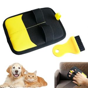 MWZBTG Enl&egrave;ve-Poils &Eacute;lectrostatique Pour Animaux | Aide au D&eacute;m&ecirc;lage des Poils d'Animaux - Gants de Toilettage et Massage pour Chats | Pour Tapis Meubles Nappe Canap&eacute; Coussin Si&egrave;ge Voiture (kimore, neuf)
