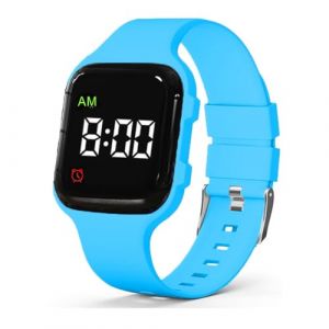 e-vibra Montre d'alarme vibrante, Montre d'entraînement au Pot étanche Montre de Rappel médical avec minuterie (Blue) (e-vibra, neuf)