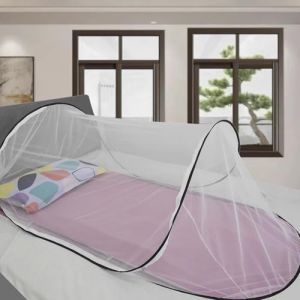 Moustiquaire pop-up pour lit - 200 x 80 x 56 cm - Pour l'extérieur, le voyage, le lit - Pliable - Pour adultes, enfants et bébés (Dsongo, neuf)