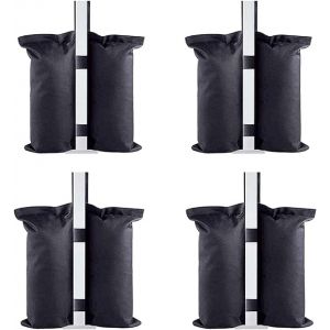 Gazebo Tente Sacs de Sable de Lestage de Fixation, Set de 4 Sacs de Sable Sacs de Poids, Poids Pavillon Sacs de Sable, 15 kg pavillon Sacs de Sable Taille, pour Tente de canopée, Parapluie de terrasse (SEAN AARON ROBERTS, neuf)