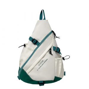 Sling Bag for Women, Casual Pack for Students, Stylish Sports Chest, Trendy Everyday Companion, Large Capacity Sling Daypack for Camping Hiking Fitness Use 14.17x5.51x18.9in (WANGfeilllzx, neuf)