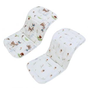 LAT Universel Coussin pour Siège de Poussette, Coussin Réducteur De Landau Poussette Coussin Soutien Bébé, Coussin pour Siège de Poussette à Double Face pour Bébé, 78x34cm (Cerf) (Little Jump Group, neuf)