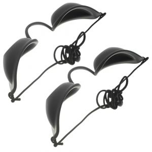 AOEVUIR 2 Pcs Lunettes Bronzage Lunettes de Solarium Silicone Souple Durable Confortable Lunettes de Protections Noir Convient &agrave; la Clinique de Beaut&eacute; ou &agrave; la Maison (DONG TIANCI DE DIAN, neuf)