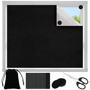 300x145cm Rideau Occultant R&eacute;glable Stores Thermique pour Chambre d'enfant, Enfants Chambre Rideaux et Draperies L&eacute;ger, Sun Block -avec 40 Attaches Auto-adh&eacute;sives (LCD UK Store, neuf)