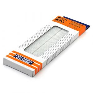 ElectroWorldFR mini breadboard 830 points sans soudure Platine d'Essai PCB compatible avec Ar-duino et Rasp-berry 830pts (electroWorld, neuf)