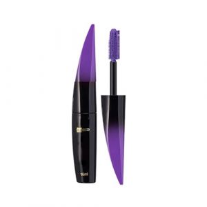 Mascara Coloré Imperméable, 5 Couleurs Mascara Waterproof Longue Tenue Mascara Fibre de Soie 4D Maquillage Femme Yeux pour Halloween, Noël, Fête d'anniversaire (Violet, une taille) (Webla-FR, neuf)