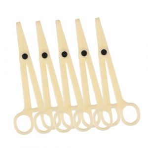 HAMPPLIES 5 pi&egrave;ces Pinces de Piercing Plastique Pince Professionnelle Ajustable pour Piercing Corporel Outil Hygi&eacute;nique pour Femme et Homme 5 pcs (Chfaan, neuf)