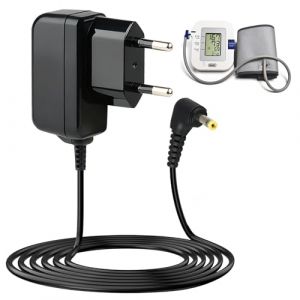 Alimentation 6V Chargeur Tensiometre pour Omron HHP-CM01 M2 M3 M4 M6 M7 M2 Basic M3 Comfort, Alimentation Adaptateur Secteur Compatible avec Omron M400/500/700 X2 X3 X4 X7 Smart Intelli IT (RuiChaoXiYi, neuf)