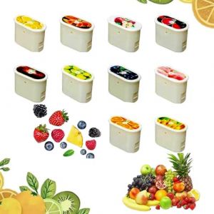 Lot de 10/14 capsules universelles de saveurs différentes pour bouteilles d'eau, sans sucre, 0 calories, capsules créatives aux fruits, découvrez plus de capsules de saveurs pour votre bouteille d'eau (MeetHardware, neuf)