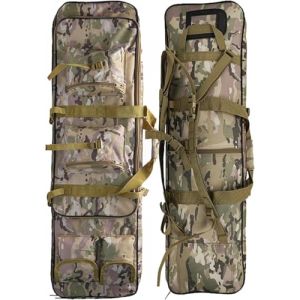 Étuis À Fusil pour Fusils,Sac De Tir Sportif,Sac Tactique Militaire,Pistolets Étui À Fusil Souple Sac De Gamme De Chasse Airsoft Carabine Tactique Sac À Dos pour Le Tir De Chasse B,117CM (JunJun Nest, neuf)