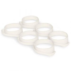 Okuli 6 x &Eacute;couteurs en Silicone Embouts d'oreilles Crochets pour Bose QuietComfort Ultra Casque &Eacute;couteurs en Blanc (Macadamia Ltd, neuf)