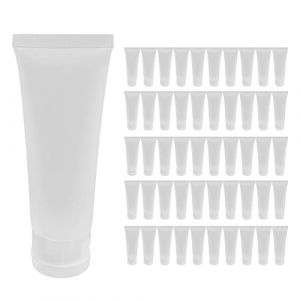 Wresetly Lot de 50 tubes vides en plastique transparent givr&eacute; de 50 ml (mftoo, neuf)
