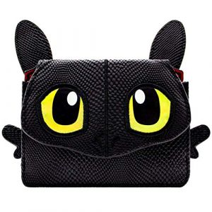 How to Train Your Dragon Krokmou Porte-Monnaie/Portefeuille Porte-Carte, Noir (SamuelUKMedia, neuf)