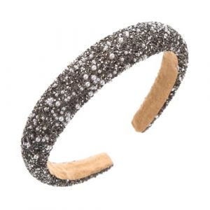 Bandeau Tête de Mort Large Tête de Mort avec Strass Brillants Perles Artificielles pour Mariage Cérémonie et Usage quotidien (XTYaa, neuf)
