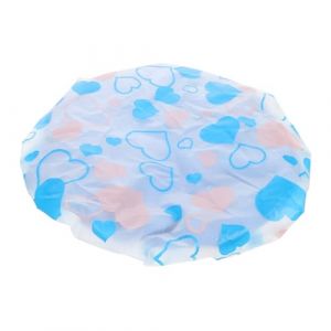 WOFASHPURET Bonnet De R&eacute;utilisable Imperm&eacute;able &agrave; Double Couche Avec Bande &Eacute;lastique Bonnet De Bain Pour Femmes Et Cheveux La Chaleur Et S&eacute;chage Rapide (Leiyun, neuf)