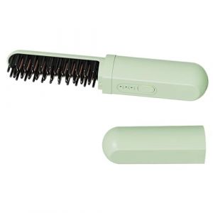 Peigne de coiffage professionnel - Brosse thermique r&eacute;glable - R&eacute;glages de chaleur - Convient pour un lissage rapide et quotidien des cheveux - Peigne &agrave; lisser les cheveux (Shtsysw, neuf)