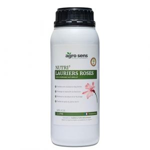 Engrais lauriers roses et bougainvilliers, formule liquide concentrée - Agro Sens - 1 litre (500 litres de préparation) (COMPTOIR DES JARDINS, neuf)