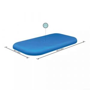 Besttoolifes Bâche de piscine rectangulaire 262 x 175 cm et 305 x 183 cm avec protection UV en polyéthylène robuste et rétention de la chaleur pour l'été et l'hiver avec œillets d'angle (305 x 183 cm) (ZHIHEHUI, neuf)