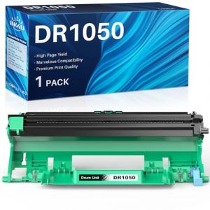 INK4U DR1050 Tambour Compatible pour Brother DR1050 Tambour TN1050 Toner pour Brother DCP-1612W DCP-1610W DCP-1510 DCP-1512 HL-1210W HL-1212W MFC-1910W MFC-1810 (1x Tambour DR 1050) (HongYuan-EU, neuf)