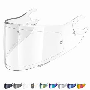Everalo Visiere Casque Compatible avec Shark Spartan - Spartan 1.2 - Skwal - Skwal 2 - D Skwal - Ecran VZ160 VZ165 Pinlock Ready - Visière Anti-Rayures (Transparent) (Everalo Italia, neuf)