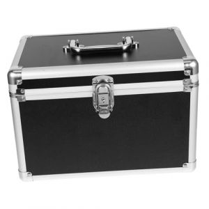 LABRIMP Bo&icirc;te De Rangement Maquillage M&eacute;tal Avec Boucle S&eacute;curit&eacute; Organisateur Trousse Maquillage Professionnel &Eacute;tui Voyage Salle De Bain (Star Aier, neuf)