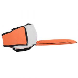 Haofy &Eacute;tui de Transport pour Sac de tron&ccedil;onneuse, Outil de Rangement pour &eacute;tui de tron&ccedil;onneuse &eacute;tanche Portable, Accessoires de scie &agrave; cha&icirc;ne Robuste(Orange et Blanc) (Qmee-EU, neuf)