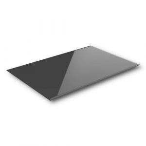 Euro Tische Plaque en Verre ESG 100x60 cm - Plaque de Protection Sol pour Poêle à Bois et Plateau de Table, Verre Sécurisé Trempé 6 mm, Utilisation Polyvalente (Noir) (HOOZ Shop, neuf)