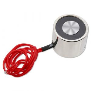 Électro-aimant P25/20 DC 6V 50N 11LB/5Kg - 25 x 20mm Électro-aimant rond (Uxney -FR, neuf)