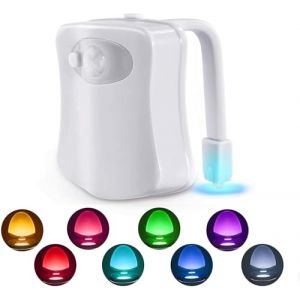 BULLTHERM Lampe LED pour WC, Ampoule LED pour cuvette de toilettes, éclairage nocture pour toilettes, veilleuse pour WC (ECO RADIATEUR, neuf)
