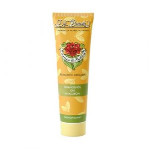 Dr. Bauer's Homeo & Pathie Romantic Dreamer Dentifrice végétalien sans menthol ni SLS, dentifrice à l'acide hyaluronique, Q10 et vitamine B12 – Soin dentaire naturel au goût orange (90 ml) (Drogerie Arena, neuf)