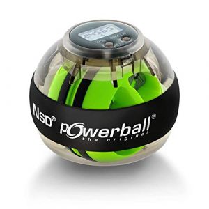 Kernpower Powerball Appareil d'entraînement Mains et Bras avec démarrage Auto et Compte-Tours (Gris Transparent) (ergobasis, neuf)