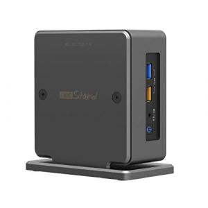 ElecGear iNUC-H Support Vertical pour Intel NUC Mini PC, Aluminium VESA Stand de Radiateur de Bo&icirc;tier Ordinateur de Bureau, Compatible avec l'&eacute;dition &eacute;pais du kit Barebone d'Intel NUC 10, 8, 7, 6 (ElecGear Ltd., neuf)