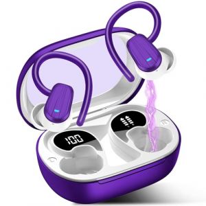 AI Ecouteur Traducteur Instantané, 50H Bluetooth 5.4 Oreillette Traducteur Instantané avec 164 Langues/6 Modes de Traduction, 3 in 1 AI Écouteur Traducteur Vocal Instantané pour Voyage/Affaires Violet (CHEN1994SHEN, neuf)