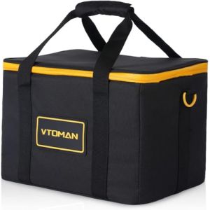 VTOMAN Sac de transport pour station d'alimentation portable FlashSpeed 1500/FlashSpeed 1000, noir (station d'alimentation portable non incluse) (VTOMAN France, neuf)