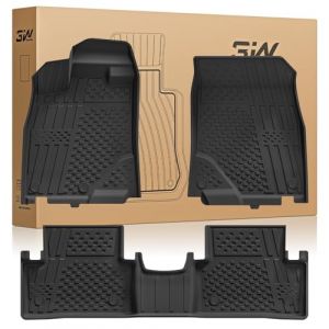 3W Tapis de Sol pour Peugeot 3008 III 2024-2025(Non pour V&eacute;hicule &Eacute;lectrique), Tapis Voiture en Thorex&trade; Facile &agrave; Nettoyer, Toutes Saisons pour Voiture, Antid&eacute;rapant et Imperm&eacute;able, Premium R&eacute;sistant (Sunshine-City, neuf)