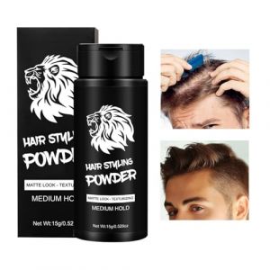 Wezalget Poudre de texture capillaire, poudre de volume pour cheveux | Poudre coiffante pour cheveux | Poudre capillaire mate, poudre de levage de racines de cheveux longue durée 15g pour femmes (detwestip, neuf)