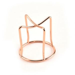 VILLFUL 2 pi&egrave;ces Support de Maquillage Forme de Croix &Eacute;tag&egrave;re Rose Dor&eacute; pour S&eacute;chage et Rangement &Eacute;ponges Beaut&eacute; Porte-pouf Compact et Hygi&eacute;nique pour Salle de Bain et Chambre (WANHALA, neuf)